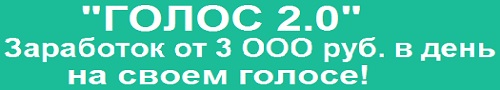 ГОЛОС 2.0 и как зарабатывать от 3 000 рублей в день стабильно каждый день