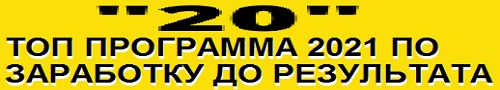 Программа "20": онлайн заработок до результата